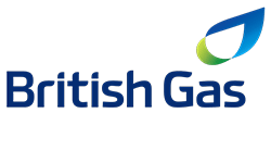 British Gas logo white background